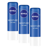 NIVEA Moisture Lip Care – Less-Is-More Skincare Staple, Streamlined Hydrating Balm Without Unnecessary Additives