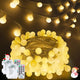 Warm White - 2PK - 120 LED Battery with Remote