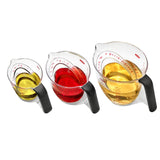 OXO Good Grips 3-Piece Angled Measuring Cup Set – Strain-Free Measuring Cups for Comfort-First Home Bakers