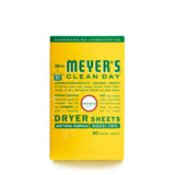 Mrs. Meyer's Clean Day Dryer Sheets – Honeysuckle & Basil Aromatherapy for Daily Calm