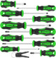10-Piece Screwdrivers Set (Green)
