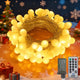 Globe Warm White - 33FT 100LED