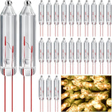 HOLIDAYTYME Clean Glow Mini Replacement Bulbs for Scandinavian Inspired Christmas Trees, Incandescent 2.5V
