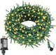 Warm White Glass Green Wire - 99FT 300LED
