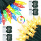 Warm White & Multicolor - 50 LED-4 Pack