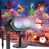 AIMENGME Smoke-Free Holiday Decor – LED Projector with Auto Timer and No Fire Risk