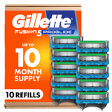 Gillette Fusion5 ProGlide Men's 5-Blade Razor Blade Refills – Useful Valentine's Day Groomsing Gift for Partner, 10 Pack