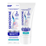 Sensodyne Clinical White Toothpaste – All-in-One Sensitive Teeth Formula for a Clutter-Free Counter