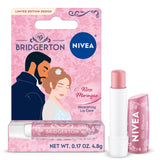 NIVEA Rose Meringue Lip Balm – Daily Lip Care Ritual for Dry-Lip Relief, 3-in-1 Repair and Nourish with Pearl Tint