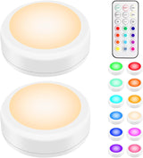 BLS LED Puck Lights — Wireless Nursery Lighting with Remote and Timer