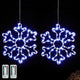 2 Pack Snowflakes