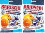 Brioschi Orange Fizz Digestive Candy – Post-Meal Functional Candy for Acid Reflux and Heavy Dinner Relief