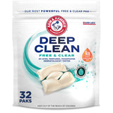 ARM & HAMMER Deep Clean Free & Clear Paks – Residue-Free Wash for Baby Clothes and Cloth Diapers