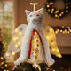 White Glowing Halo Cat