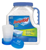 DampRid Moisture Absorber Refill 60 oz Pack of 2 – Quiet Visual Calm Dehumidifier for Scandinavian Inspired Bedroom