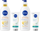 NIVEA Skin Firming Body Care Duo with Vitamin C – Elegant Valentine's Day Gift for Women 30+