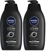 NIVEA MEN Real Madrid Active Clean Body Wash – Neutral, Uncluttered Shower Setup with a Single 3-in-1 Bottle