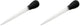 Negro - 11.5 inches in length (Pack of 2)