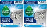 Seventh Generation Washing Machine Cleaner – Clutter Free Washer Maintenance, Single Dose Residue Remover for HE