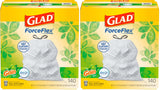 Glad ForceFlex 13 Gallon Kitchen Bags with Two-Layer Leak Shield – Secure Scrap Disposal Around Curious Toddlers