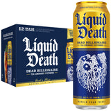 Liquid Death Iced Tea – Durable Recyclable Drink for Beach Days and Picnic Coolers