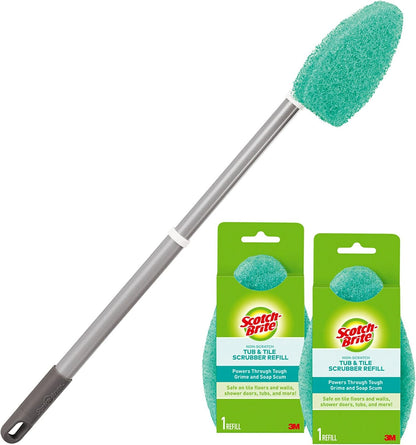 telescoping handle extending over 25 inches for extended reach