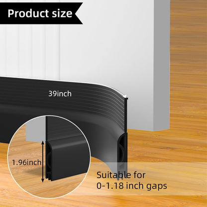 ten variant skus covering 2 lengths × 5 colorways (black, white, gray, brown, transparent)