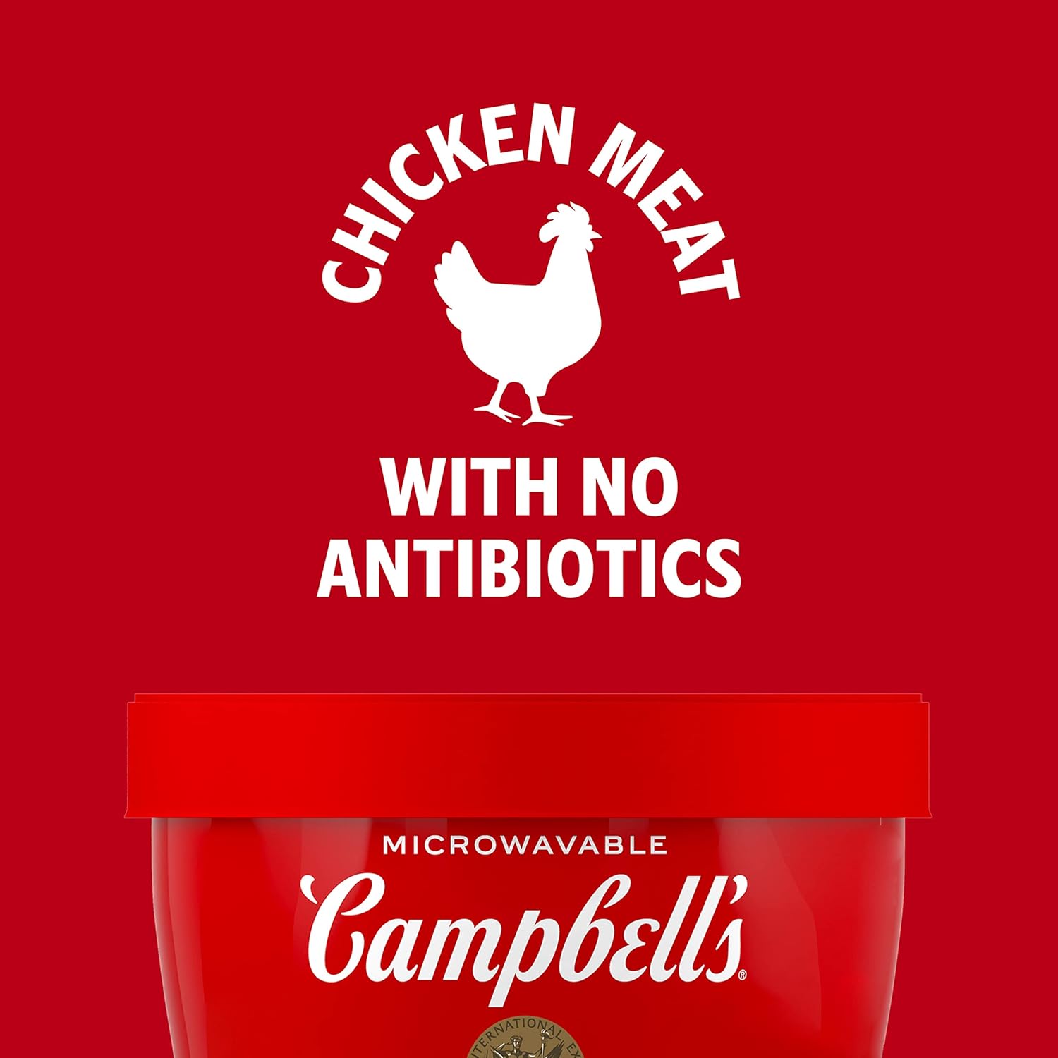 tender chicken meat sourced from chickens raised without antibiotics