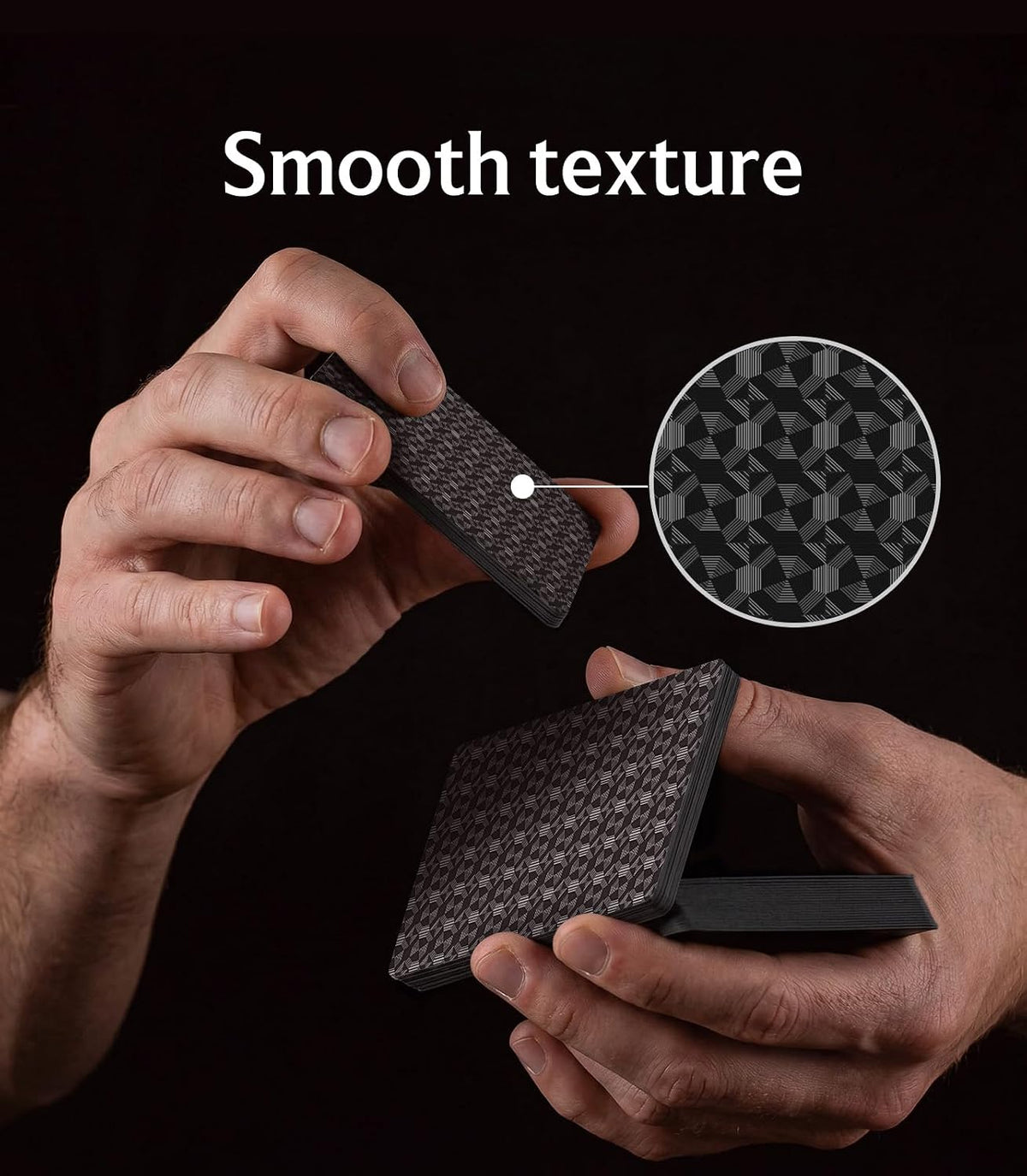 textured non-slip surface designed for a balanced grip and smooth shuffling