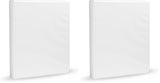 Amazon Basics 3-Ring Binder for Minimalist Filing Systems, 1-Inch Round Rings and Simple White Finish, 4-Pack
