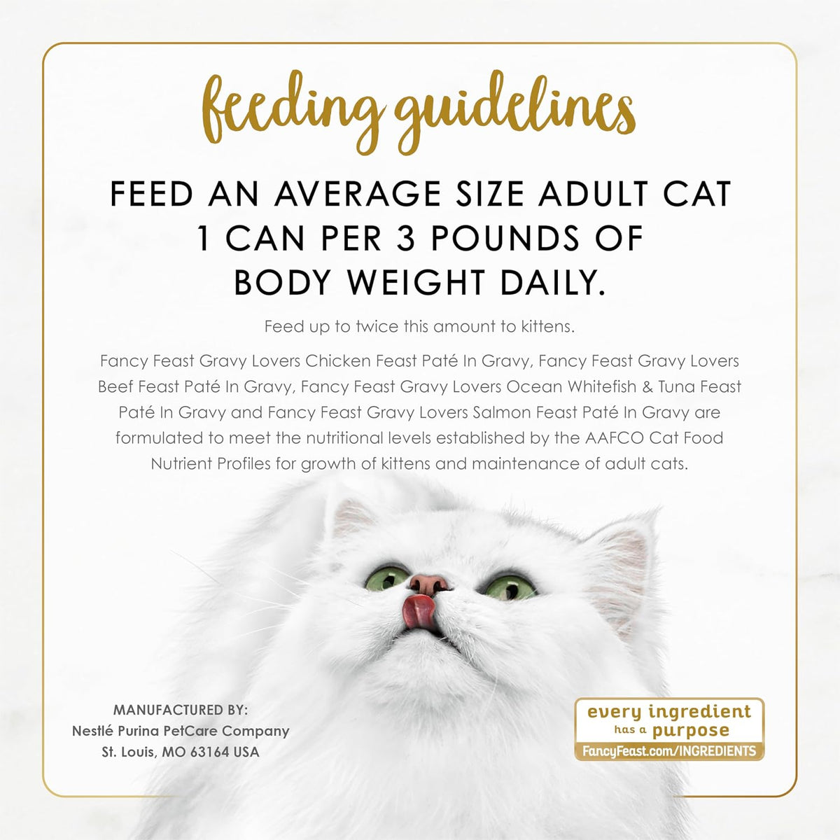 Purina Fancy Feast Gravy Lovers – Savory Multi-Flavor Wet Food for a Balanced Feeding Routine