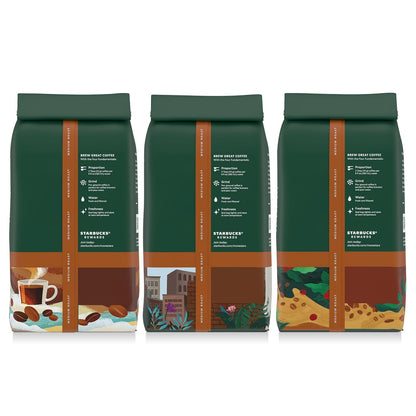 Starbucks Medium Roast Coffee Variety Pack – Breakfast Nook Staple for a Calm Start to a Busy Workday