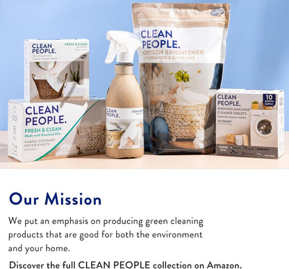 The Clean People Concentrated Wash - Streamlined Laundry Routine Bottle, Clean Design Recyclable for Less Waste Homes