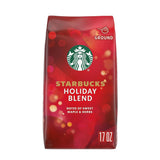 Starbucks Holiday Blend Ground Coffee – Sophisticated Seasonal Coffee Experience, 17 oz Bag for Entertaining Guests