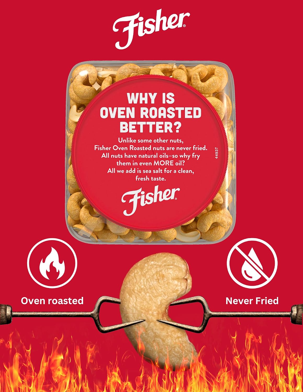 the full line includes whole cashews, almonds, peanuts, mammoth pecans, deluxe mixed nuts, mixed nuts with peanuts, and almond-cashew blends