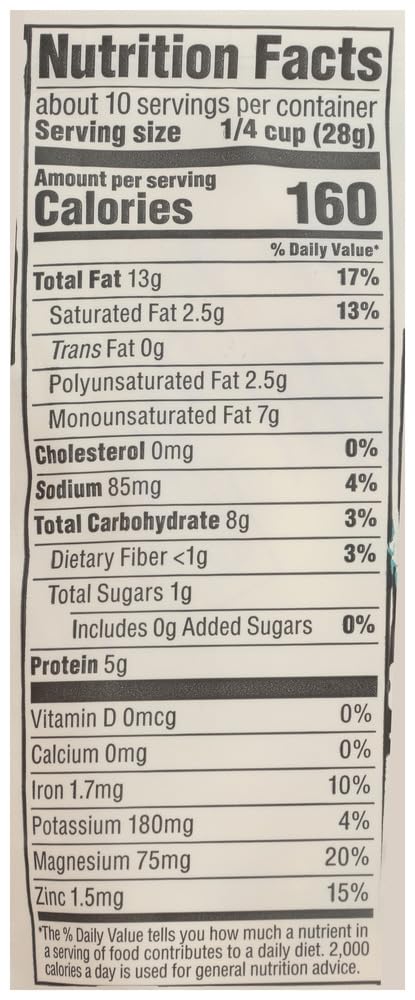 the line includes salted and roasted-unsalted flavor choices
