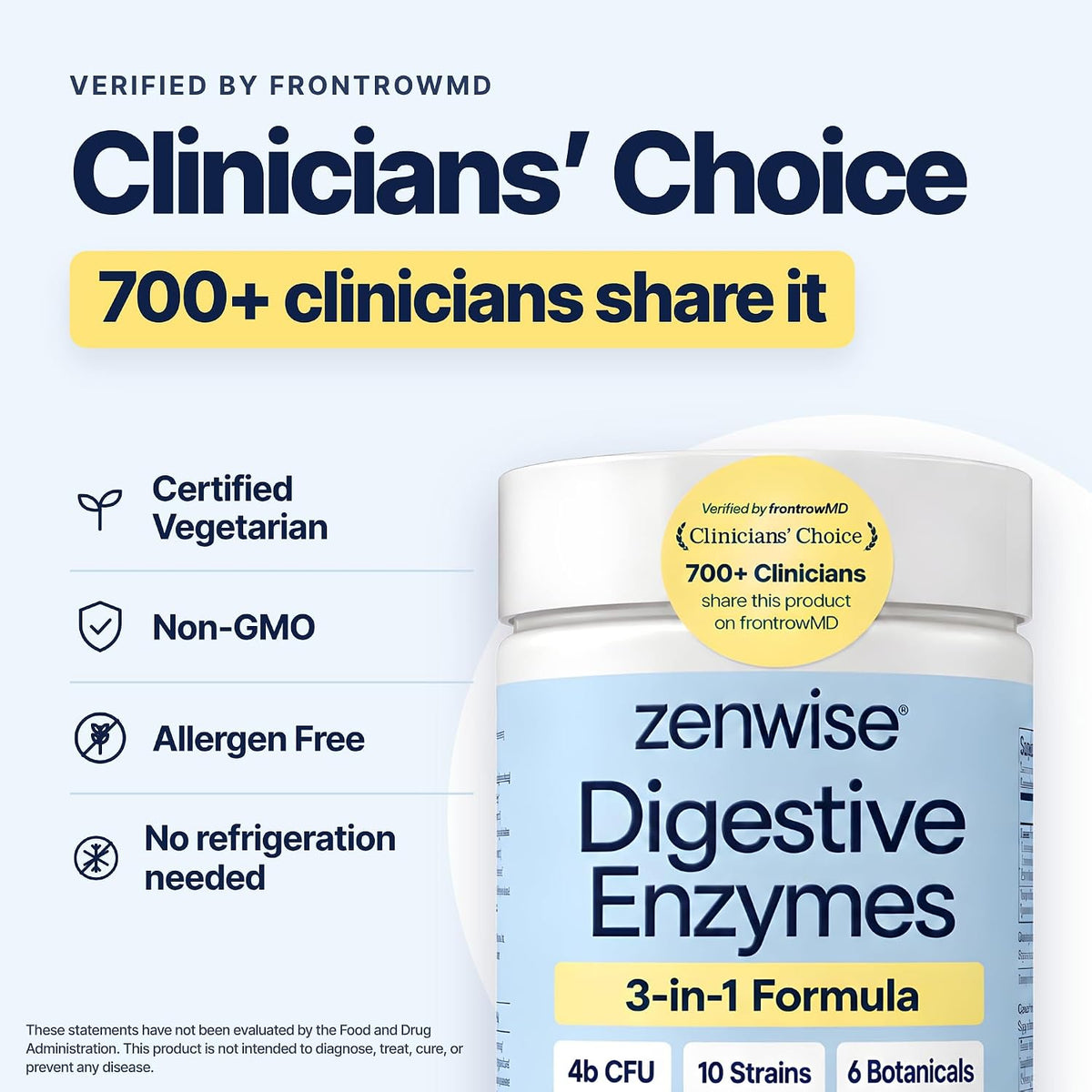 the listing states that viable probiotics reach the small intestine within hours to support flora balance and nutrient absorption