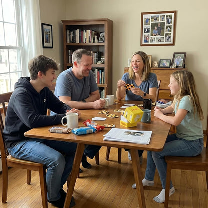 TALES 150 Conversation Cards, Family Edition – Portable Conversation Game for Camping Trips, Patio Dinners, and Picnics