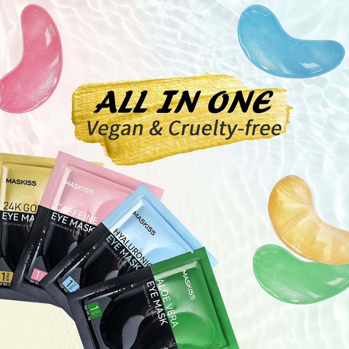 the patches are unscented, vegan, sulfate-free, and listed for all skin types
