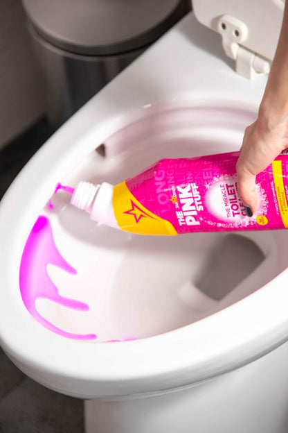 The Pink Stuff Miracle Toilet Cleaner – Aromatherapy Bathroom Upgrade with Rhubarb Scent for Mindful Evenings
