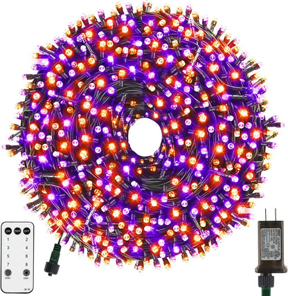 the product line is offered in 105-, 170-, 262-, and 336-foot lengths; the 105-foot version has 300 individual b10 led bulbs