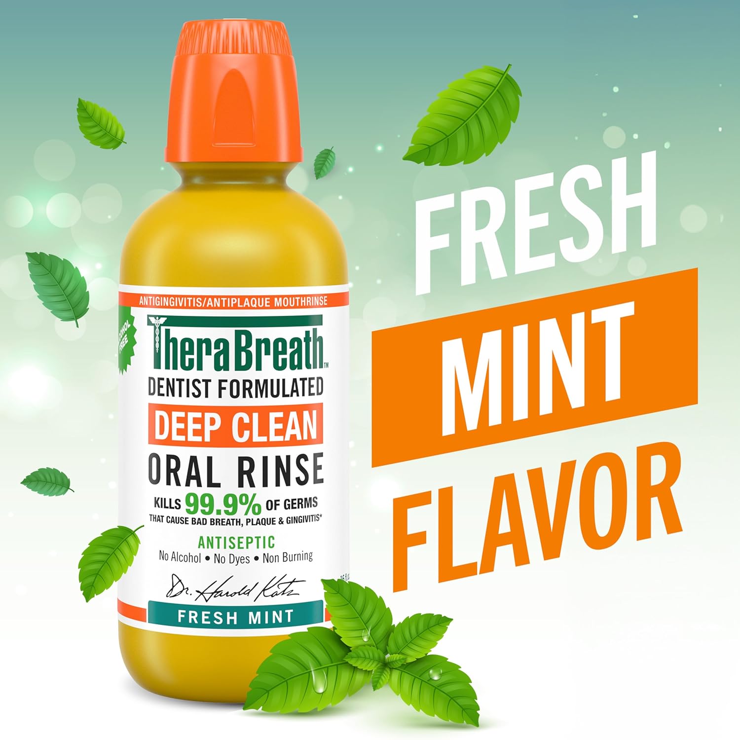 TheraBreath Dentist-Formulated Mouthwash – Gentle Oral Care Companion for Mindful Morning and Evening Freshening Ritual