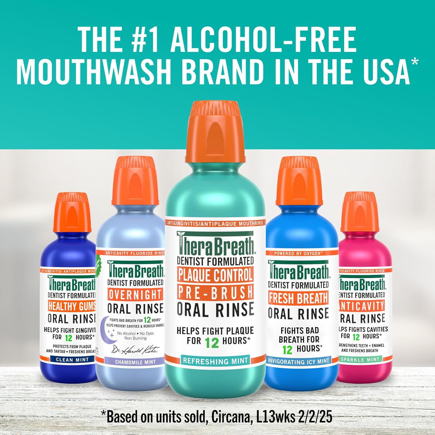 TheraBreath Dentist-Formulated Rinse – Calming Breath Care for Health-Conscious Daily Routines