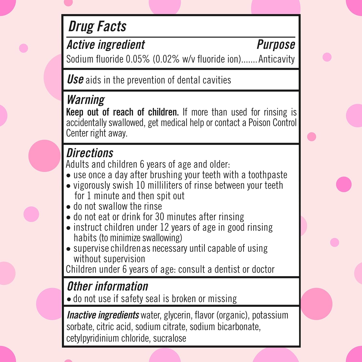 TheraBreath Kids Bubblegum Blast Anticavity Rinse – Fluoride Enamel Strengthener for Boys and Girls' Daily Hygiene in the Kids' Bathroom, 16 fl oz, 2-Pack