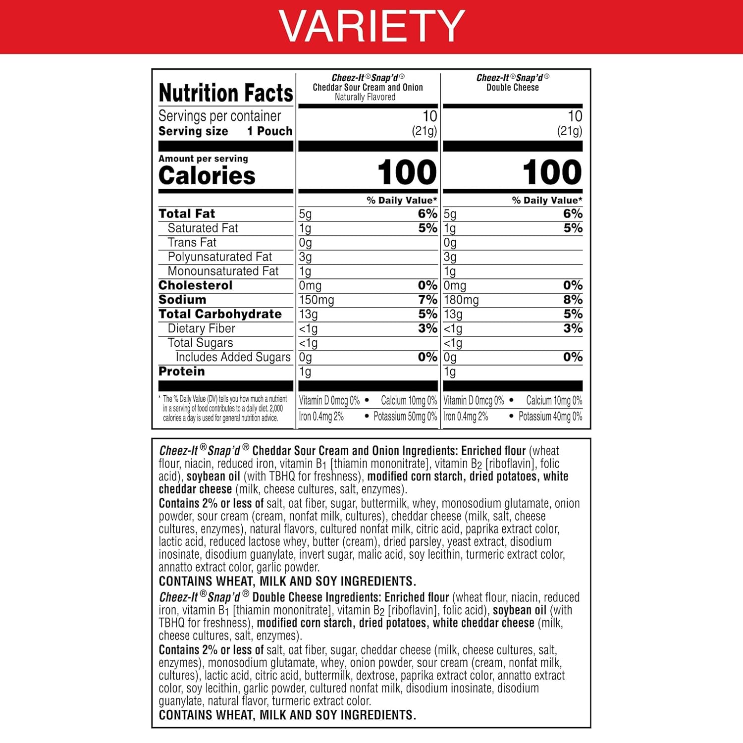 thin and crispy baked cracker-chip format (versus traditional thicker cheez-it)