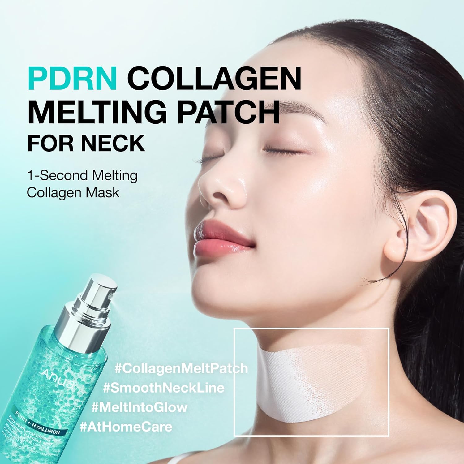 thin mesh film that melts into skin with moisture, no residue