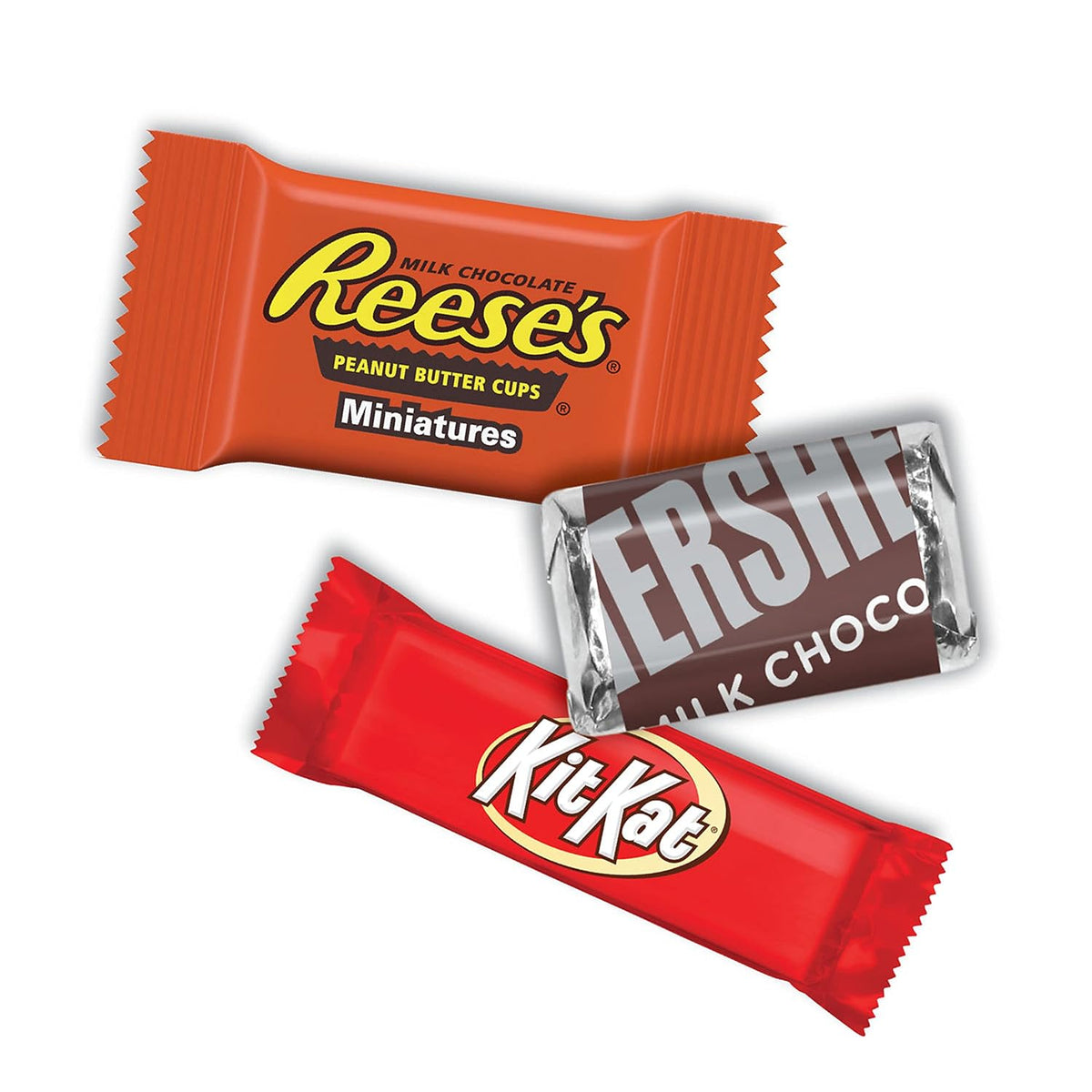 HERSHEY'S Assorted Chocolate Halloween Candy Bulk Variety Pack – Three-Brand Chocolate Gift Set for Holiday Gifting