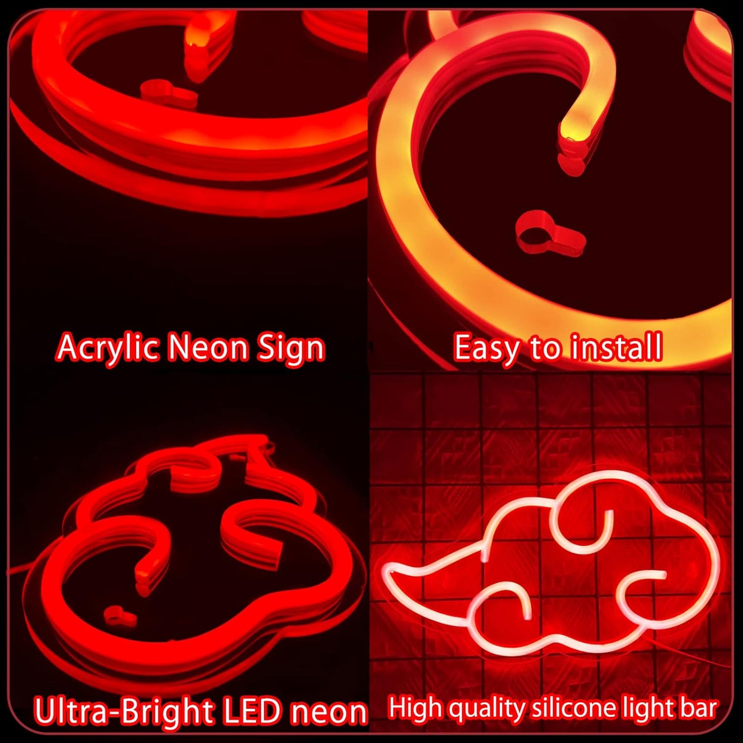 three-button control (power, brightness up, brightness down) with 10%-100% dimming range