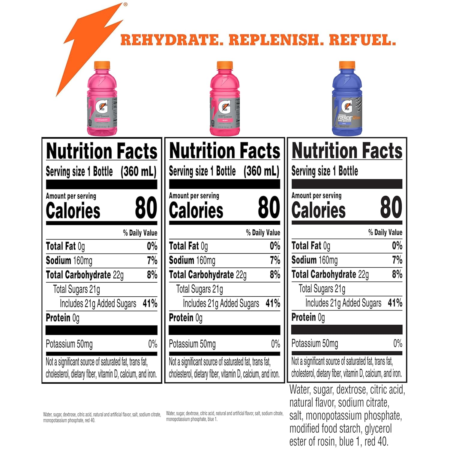 three flavor rotation: 6 grape, 6 berry, 6 strawberry