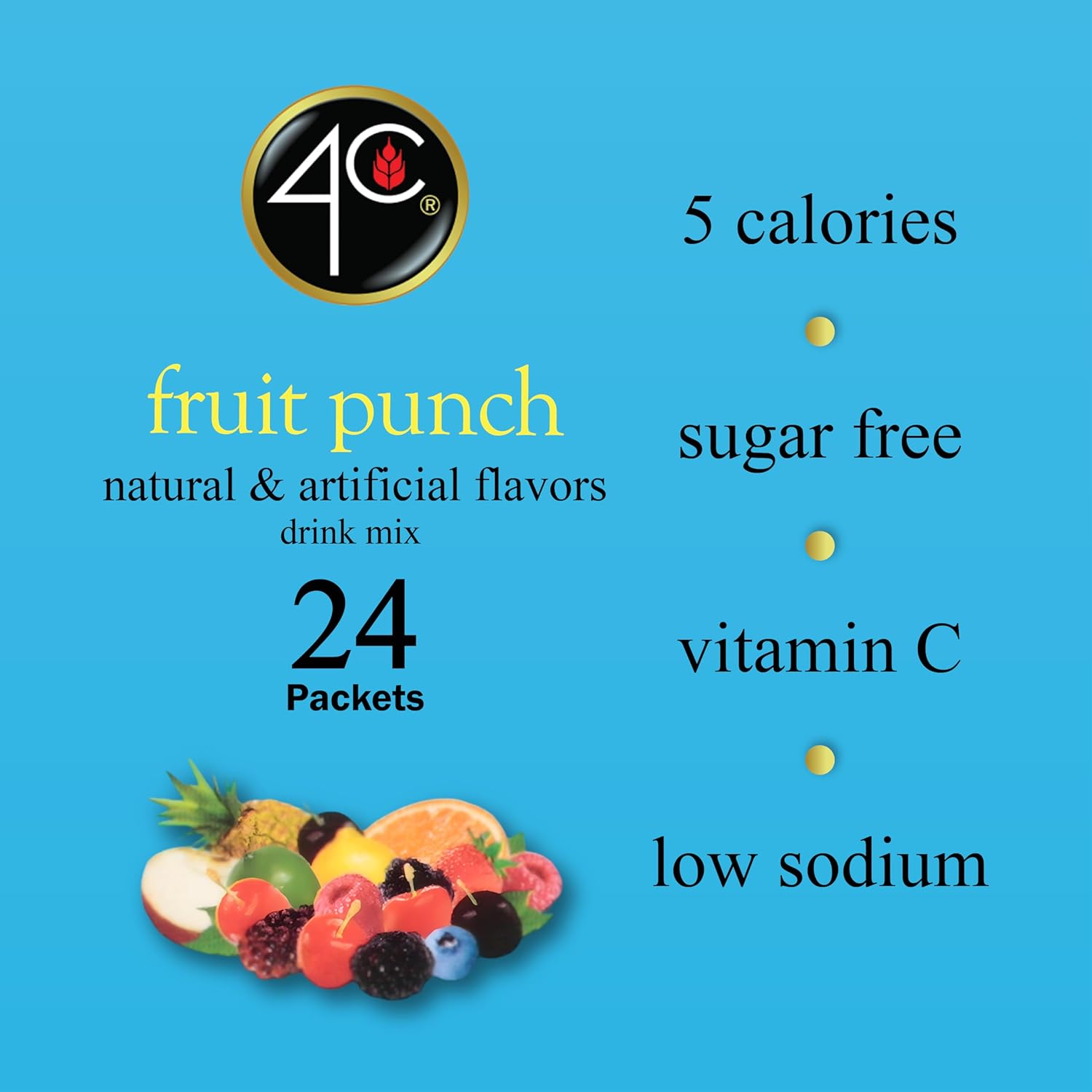 three flavor variants: fruit punch, cranberry pomegranate, and lemonade